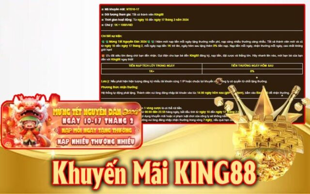 Cách theo dõi và kiểm tra ưu đãi King88